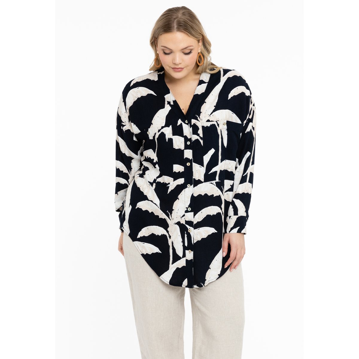 Chemise avec poches bleu, YOEK