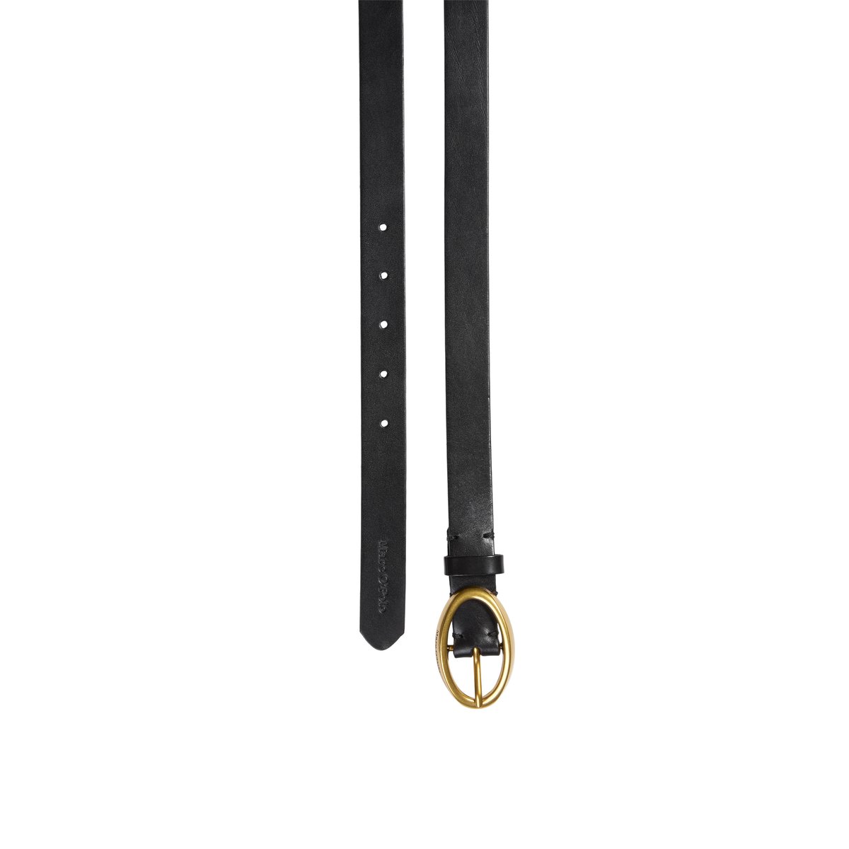 Ceinture avec boucle ovale noir, MARC O'POLO