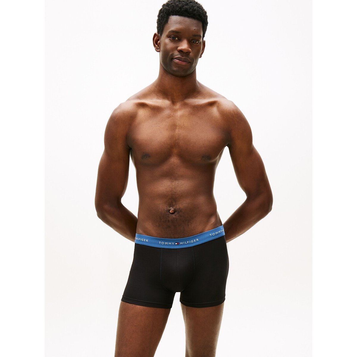 Lot de 3 boxers Everyday Essentials noir + ceint. multicolore, TOMMY HILFIGER