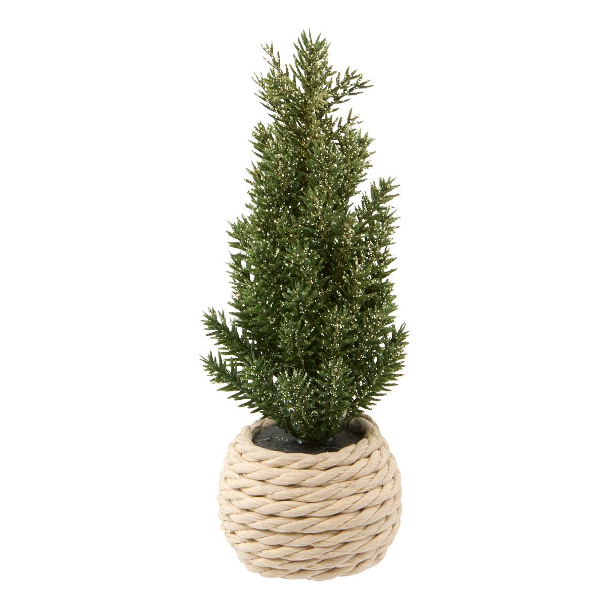 SAPIN BRCH DISP CORDE H15 blanc, FEERIC LIGHTS & CHRISTMAS