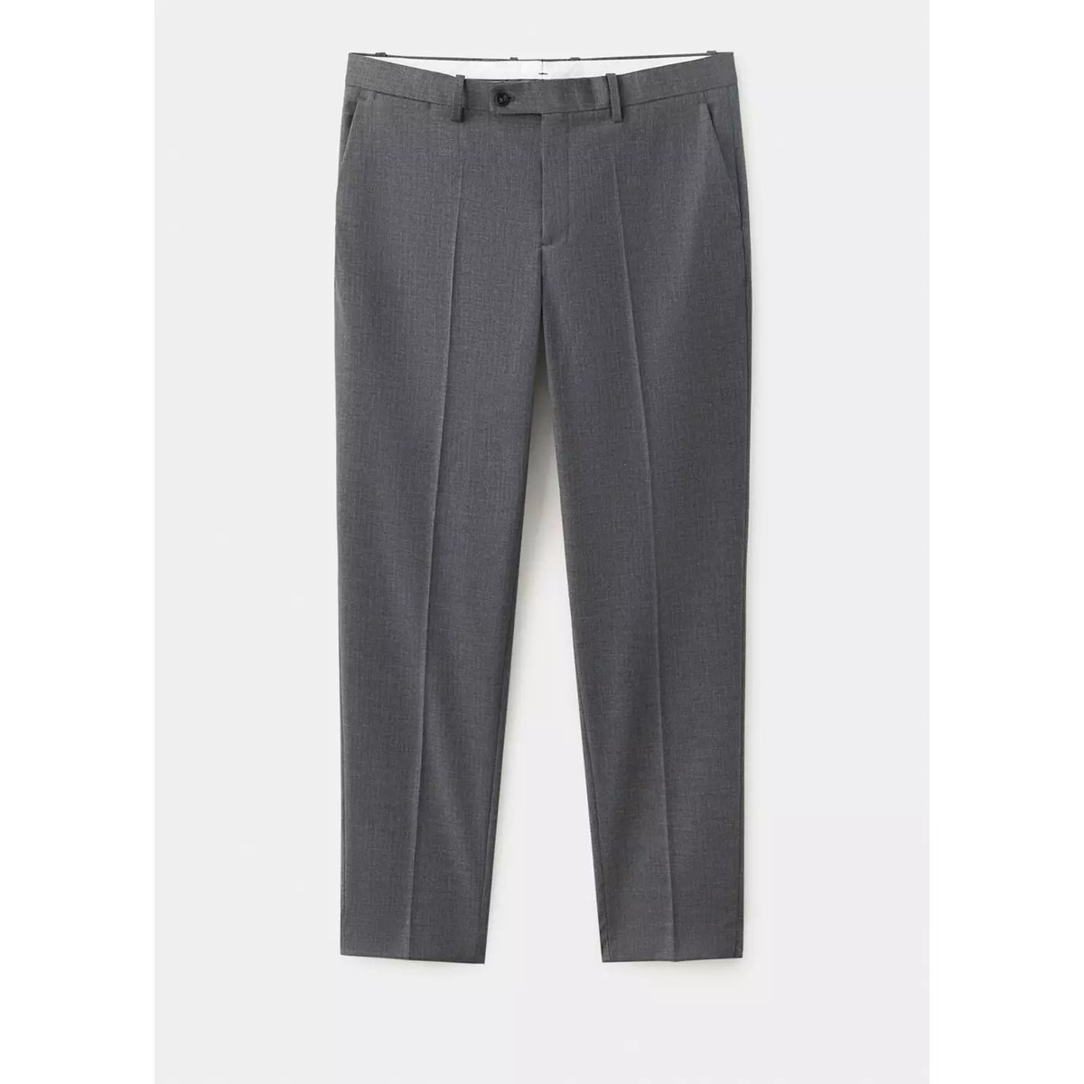 Pantalon costume Monaco slim-fit gris chiné moyen, MANGO MAN