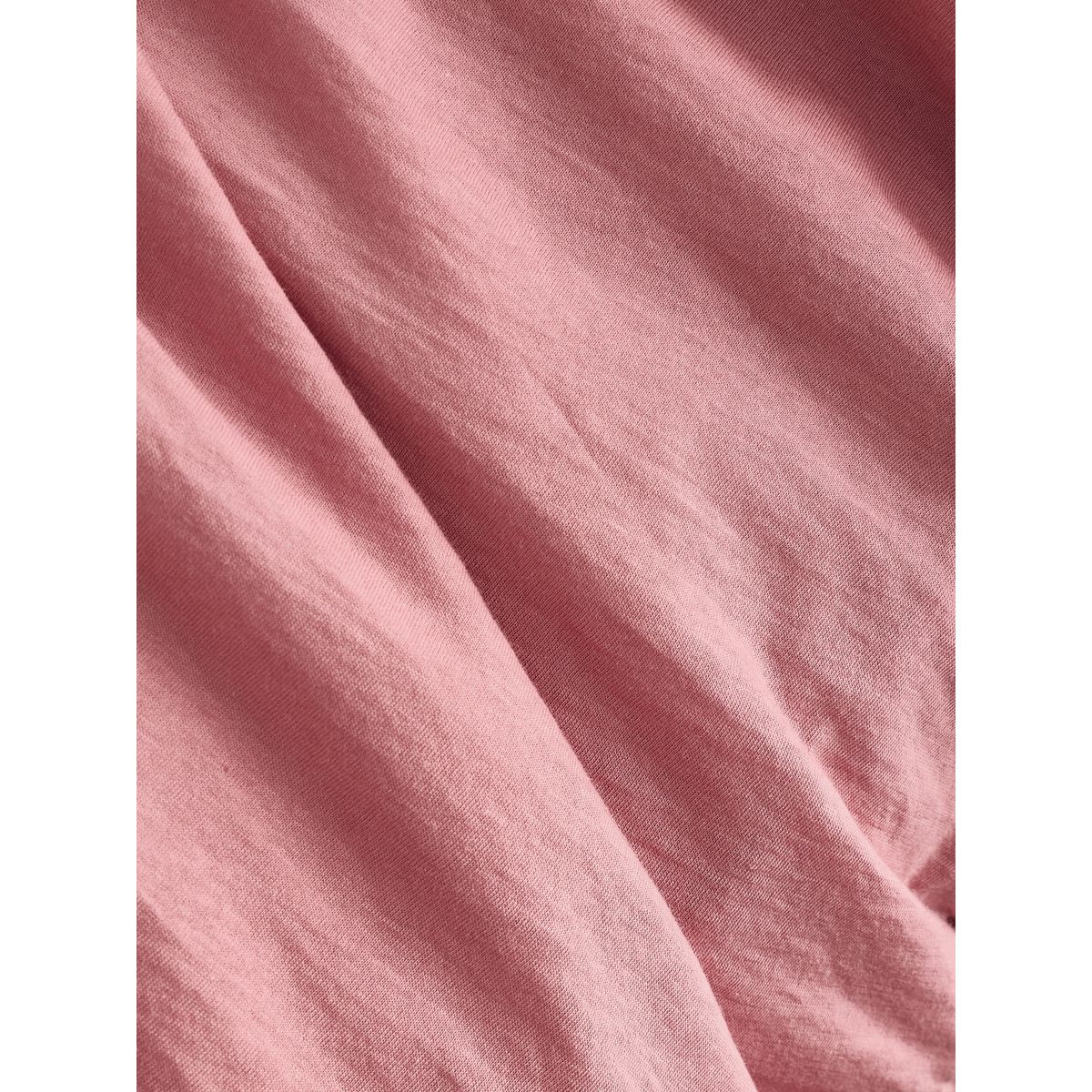 Robe midi en jersey à col v rose, NEXT