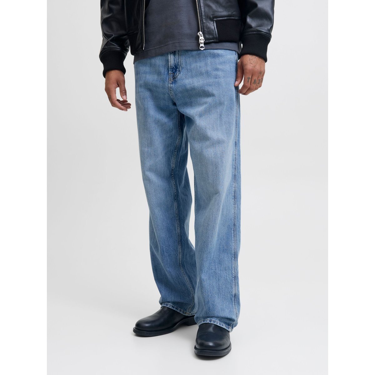 Jean Baggy Fit JJIALEX JJNORREBRO SQ 400 LN Jean baggy fit blue denim, JACK & JONES