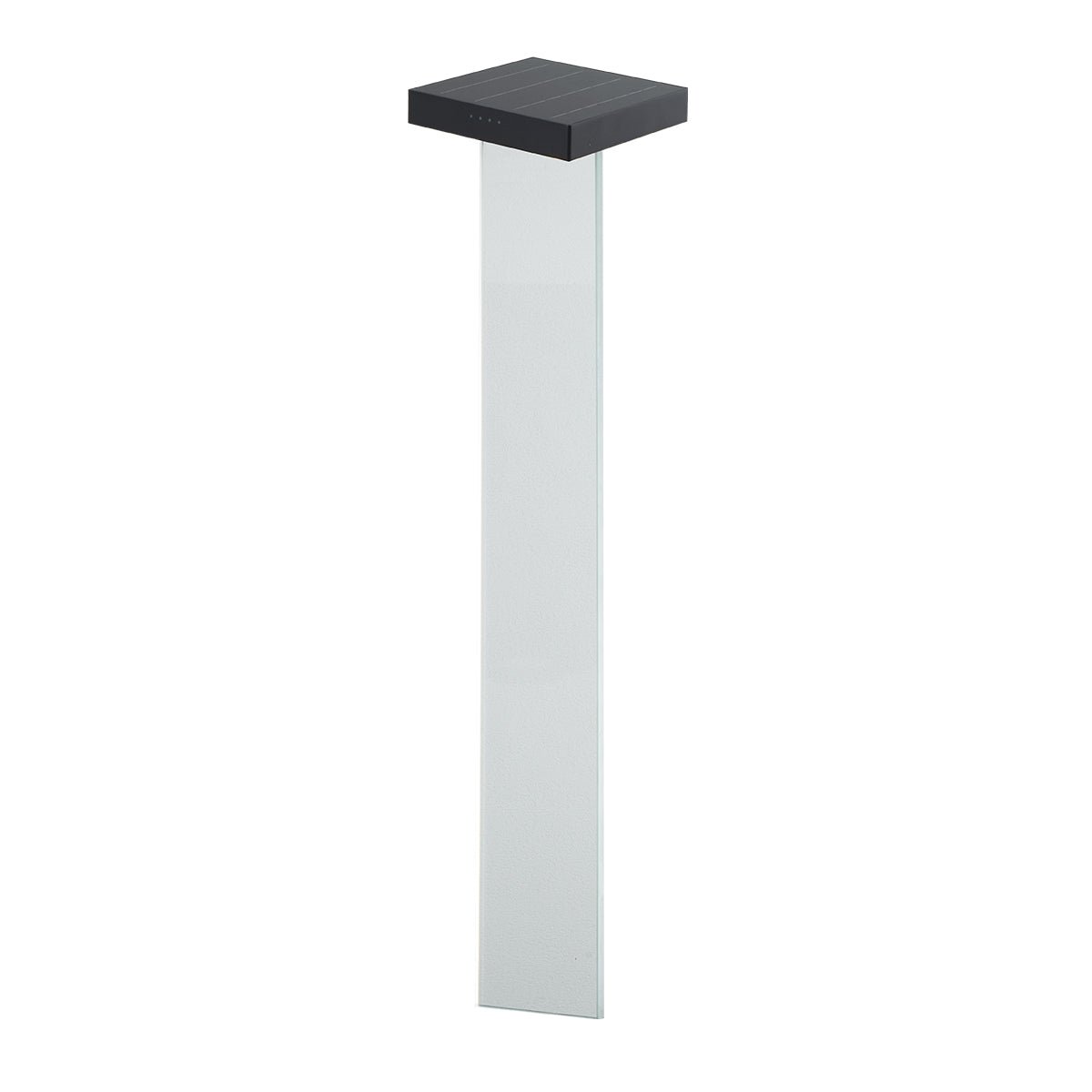 Borne solaire aluminium SCOTTY noir, LUMISKY