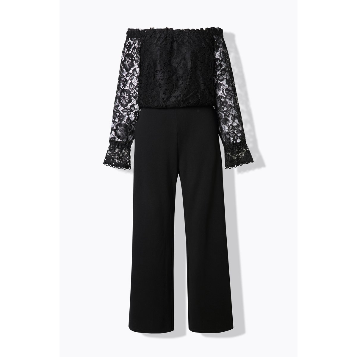 Combinaison jambe large noir, ULLA POPKEN