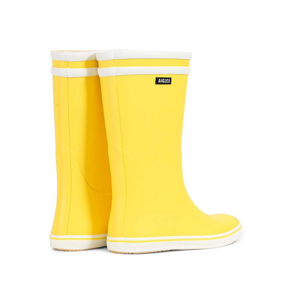 Bottes de pluie MALOUINE 2 jaune/blanc, AIGLE