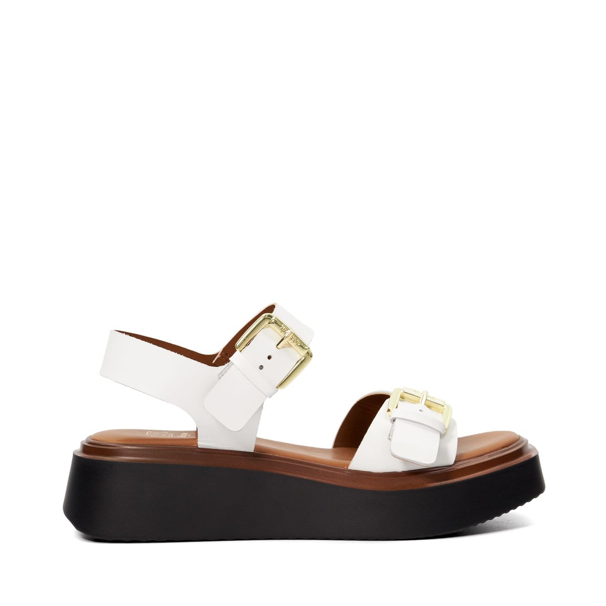 Sandales à plateforme décontractées - LOELLS white-leather, DUNE LONDON