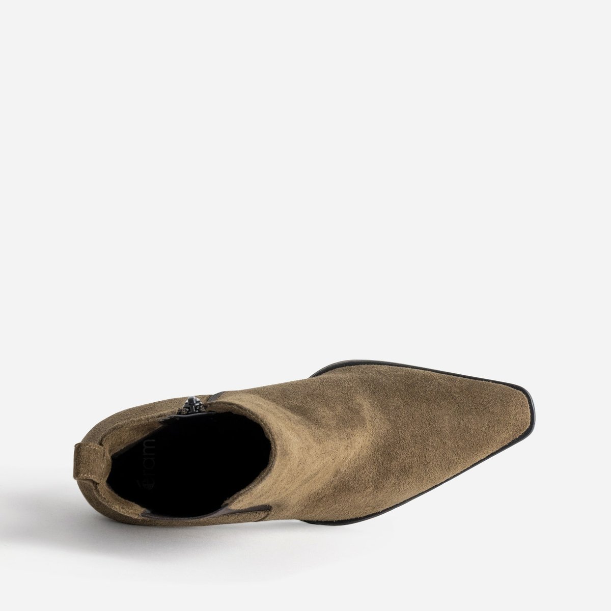 Boots À Talon en cuir NAILY taupe, ERAM