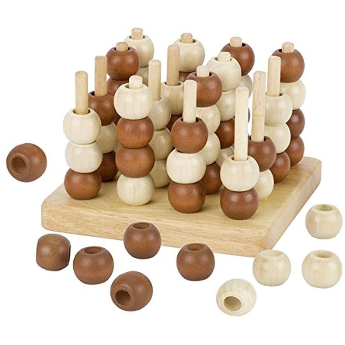 Tic Tac Toe 3D marron, GOKI