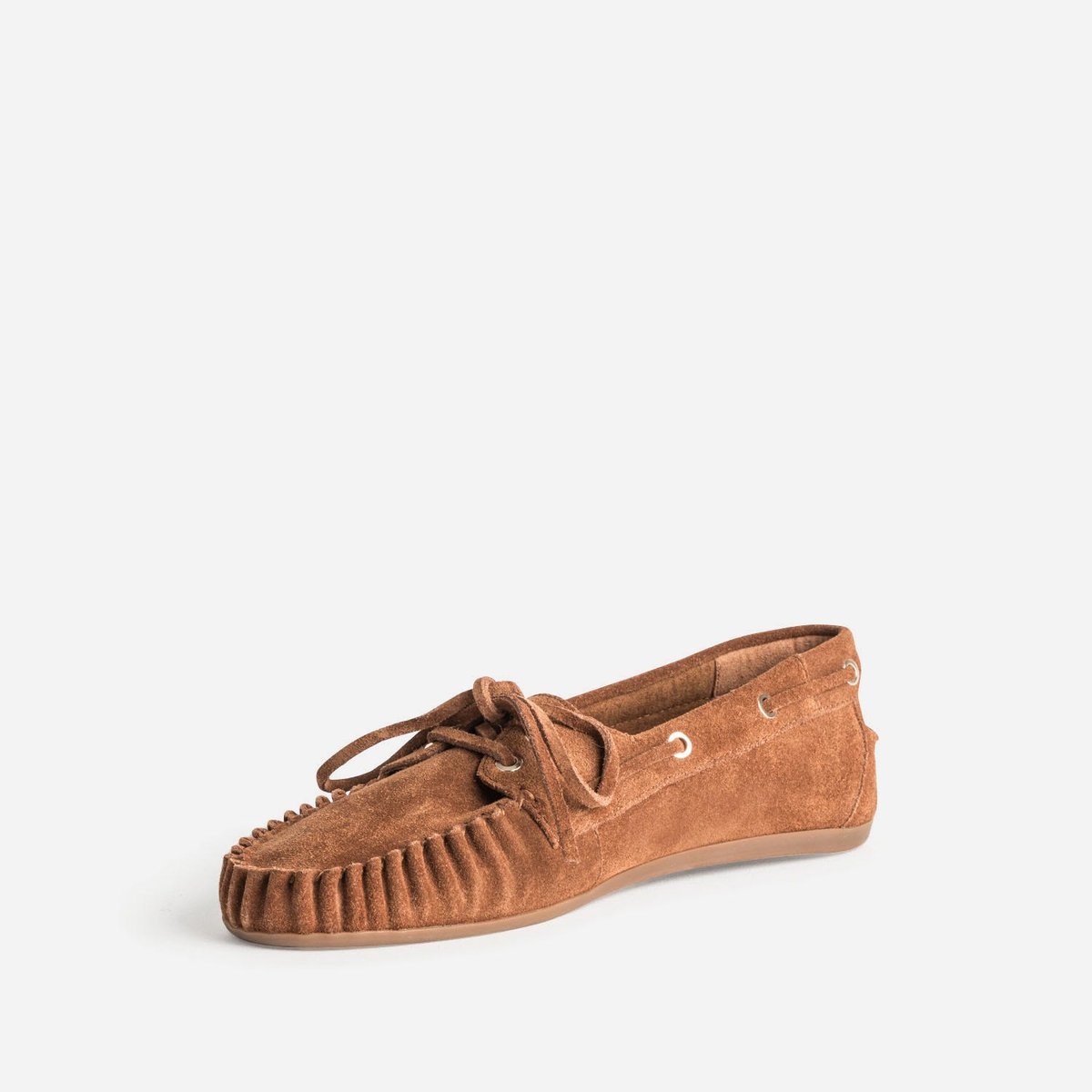 Derby en cuir GUILLEMETTE camel, ERAM