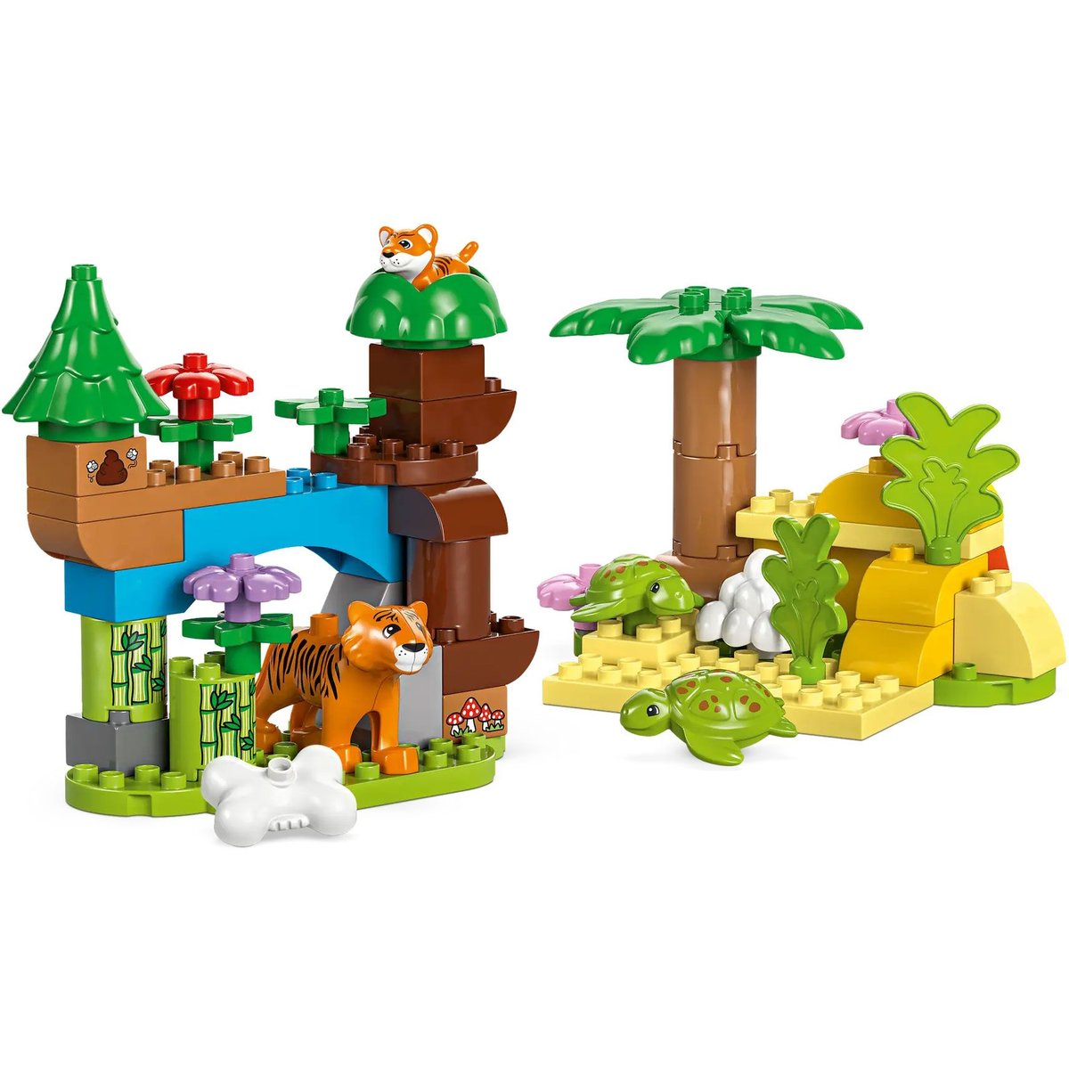 LEGO DUPLO - Set d'Aventure Familles d'Animaux Sauvages 3-en-1 - 10446 couleur unique, LEGO