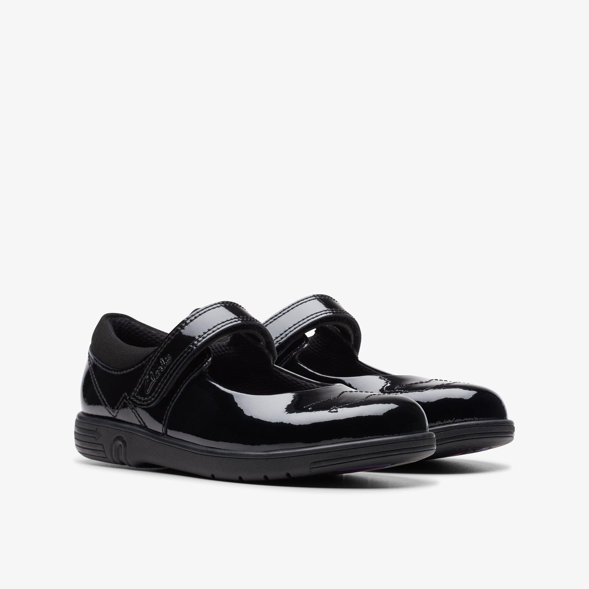Ballerines Brevet Ajustement Étroit JAZZY JIG K noir, CLARKS