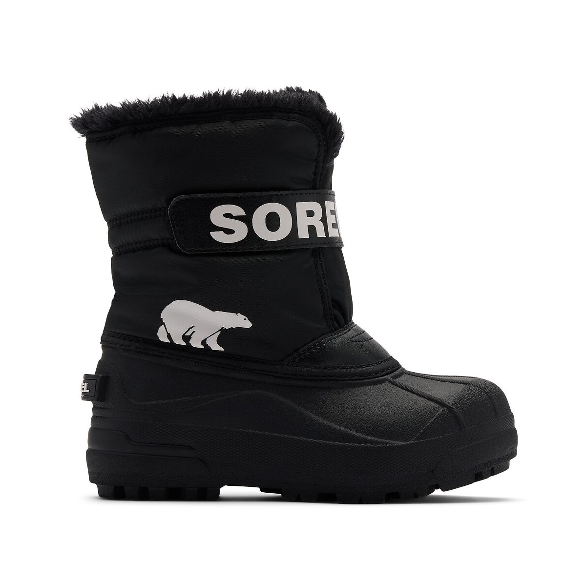 Boots après-ski fourrées imperméables SNOW COMMENDER noir, SOREL