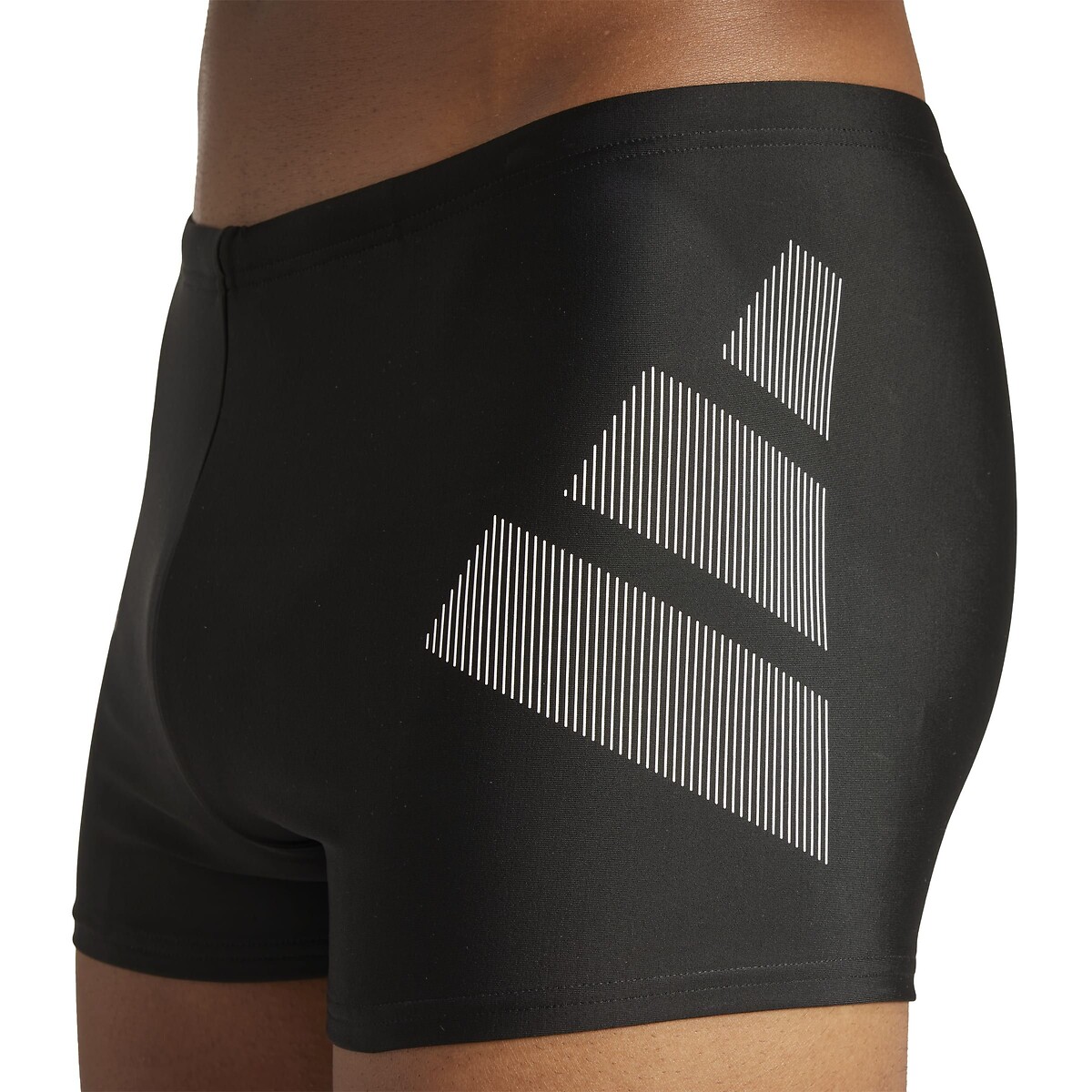 Boxer da bagno con logo grande nero , adidas Performance