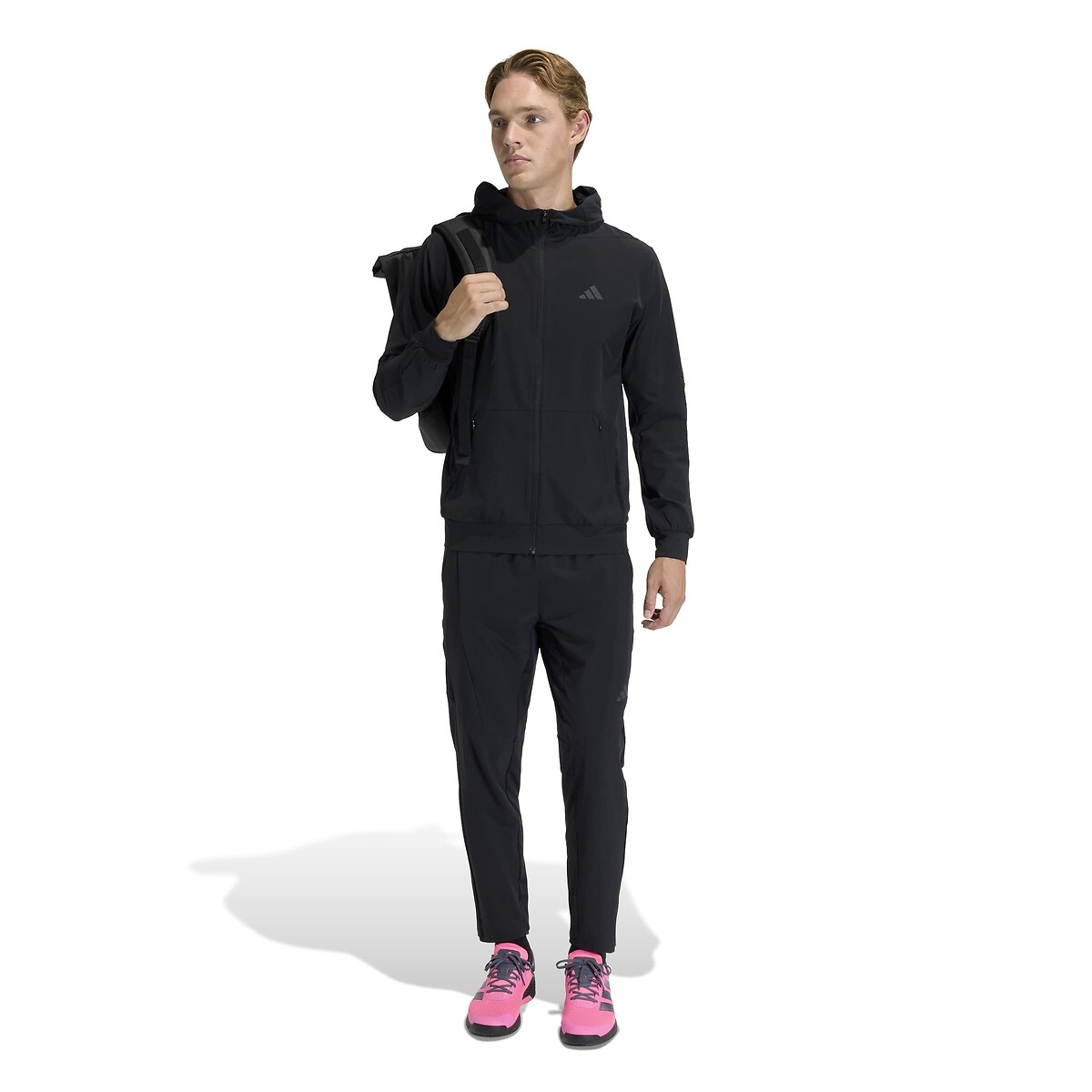 D4T Workout Zip-Up Hoodie black, adidas Performance