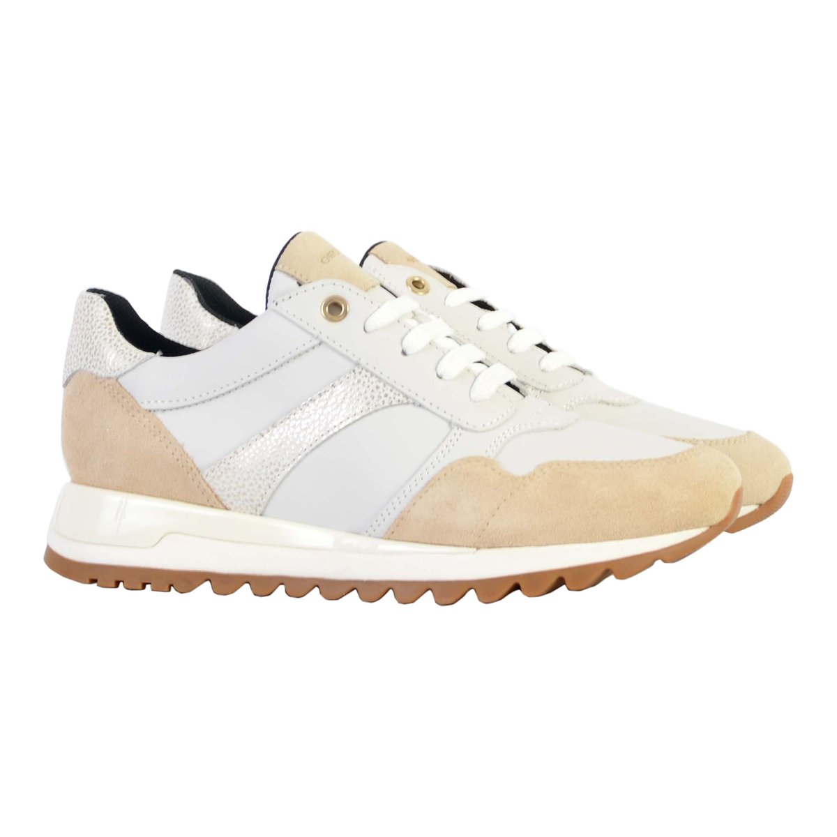 Baskets Tabelya blanc/champagne, GEOX