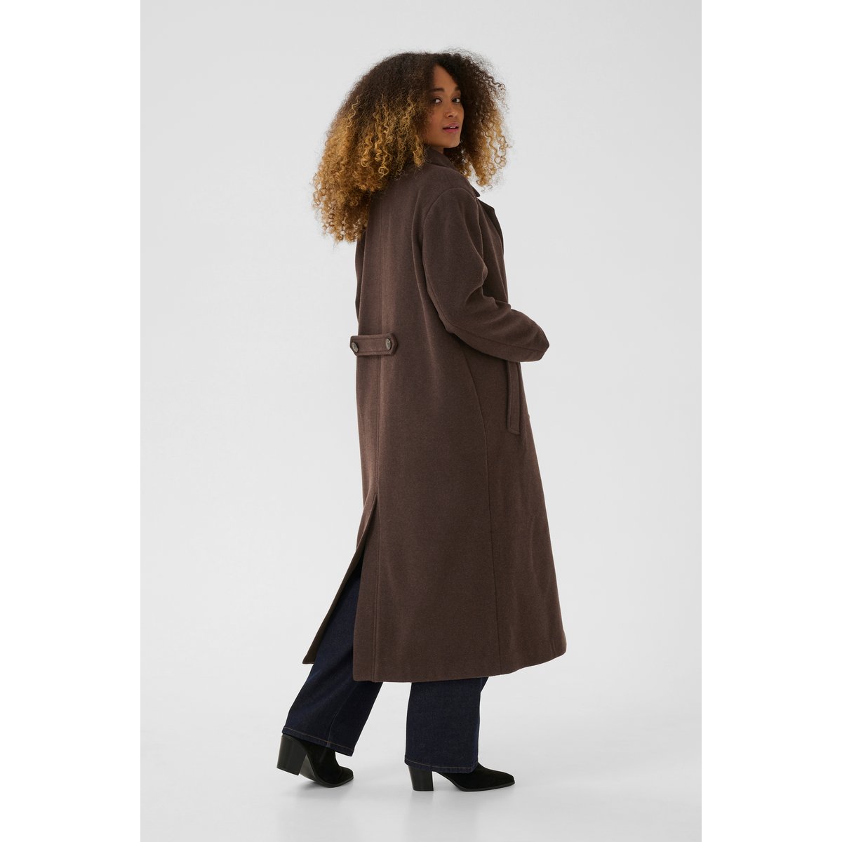 Manteau marron java, CREAM