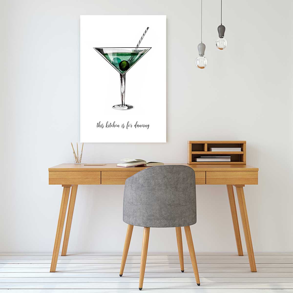 Tableau kitchen is for dancing tableau alu dibond, HEXOA