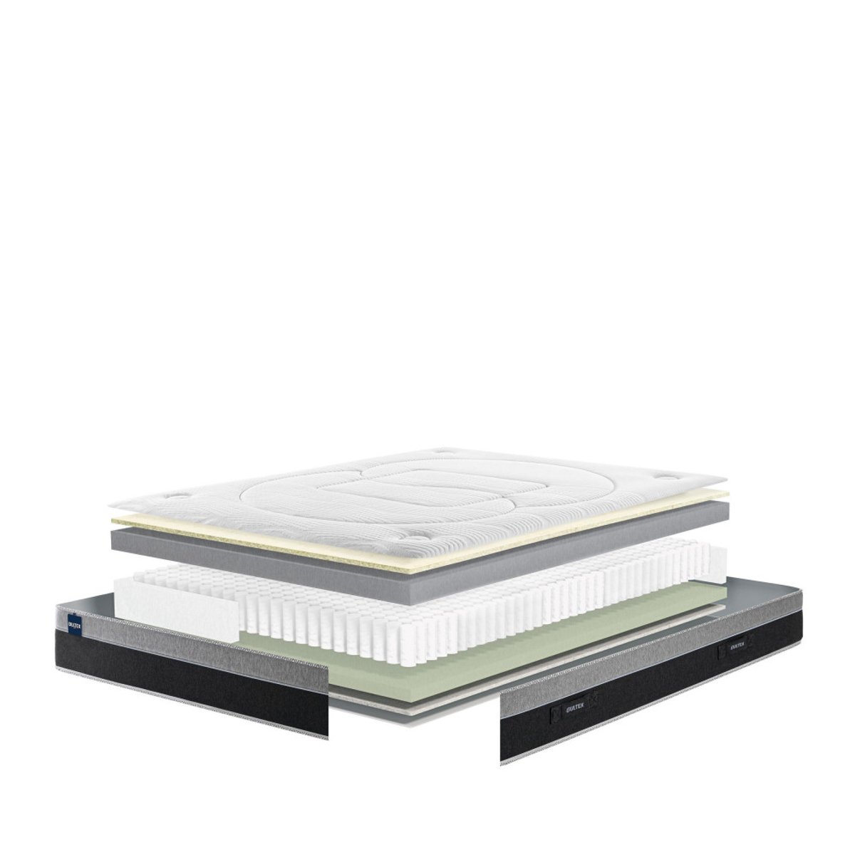 Matelas à ressorts mousse mémoire de forme, accueil enveloppant- ASTRION couleur unique, BULTEX