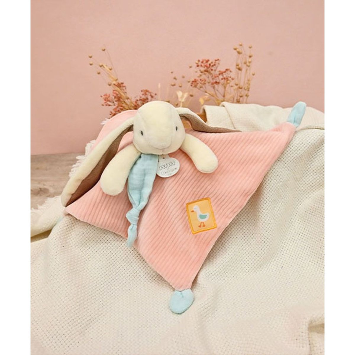 Doudou plat rose, DOUDOU ET COMPAGNIE