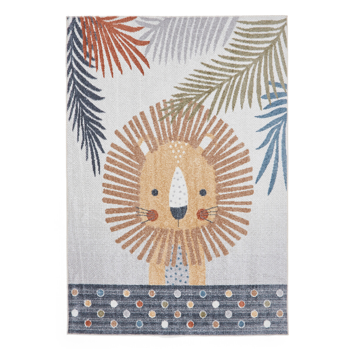 Kids Washable Lion Rug multi-coloured, SO'HOME