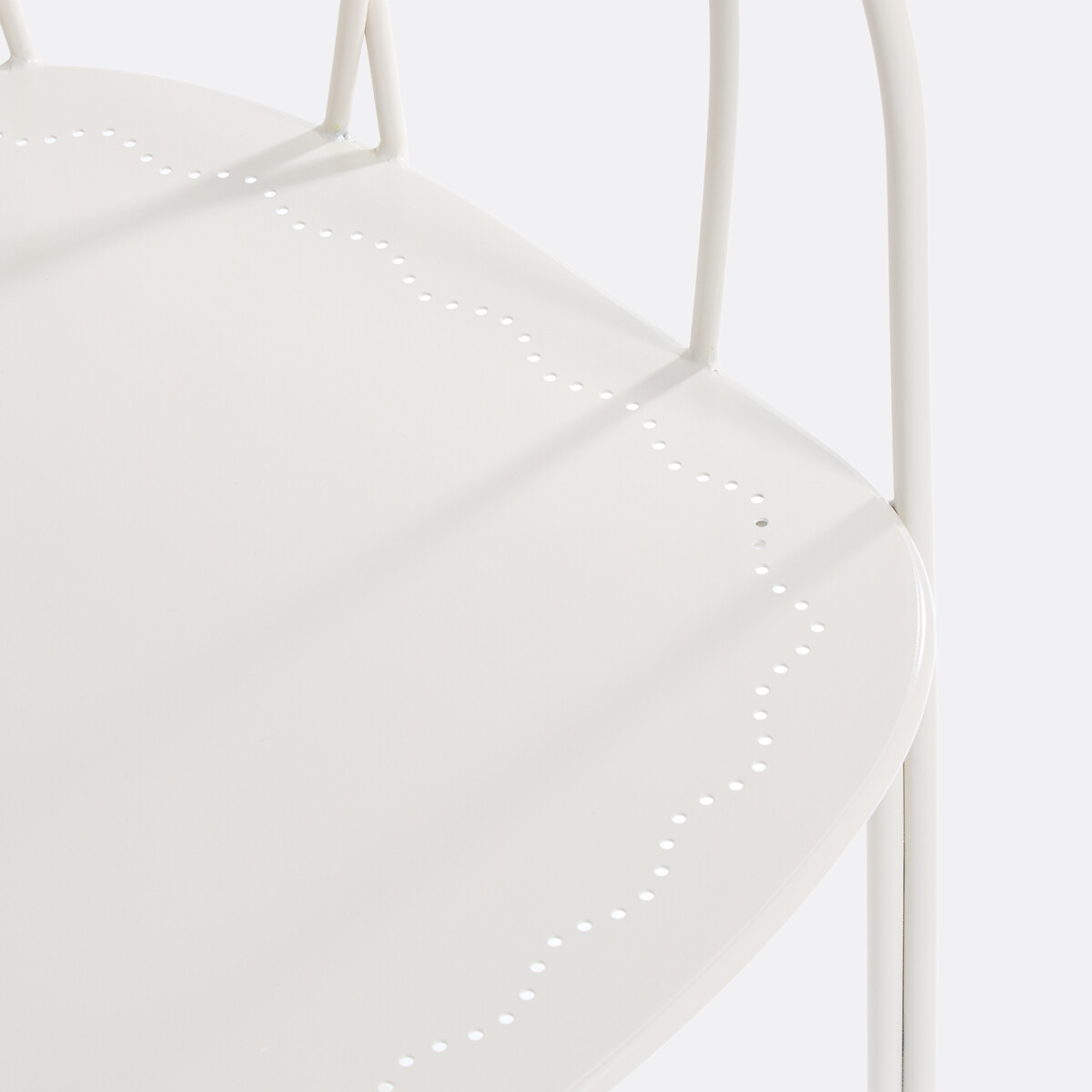 Fauteuil de table de jardin, en métal acier, avec coussins, LACOMO galet, LA REDOUTE INTERIEURS