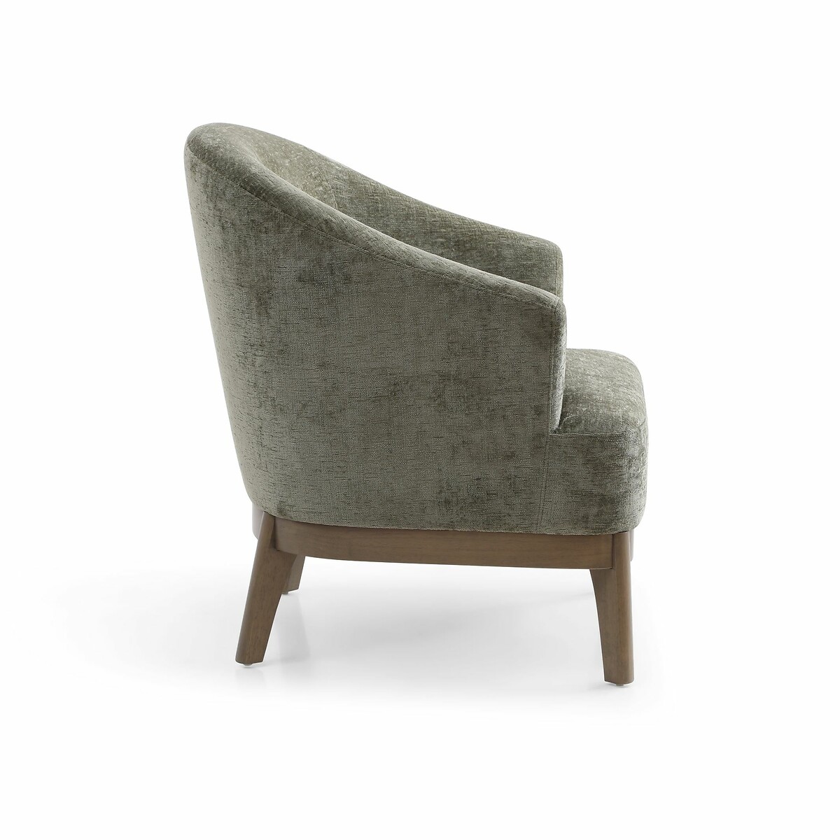 Eliana Chenille Tub Chair olive, SO'HOME