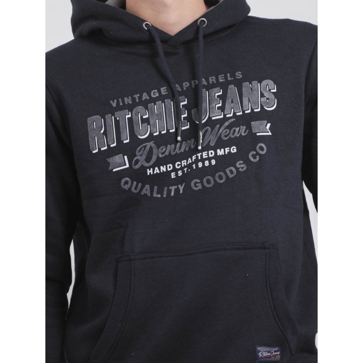 Sweat Capuche Womatic bleu marine, RITCHIE