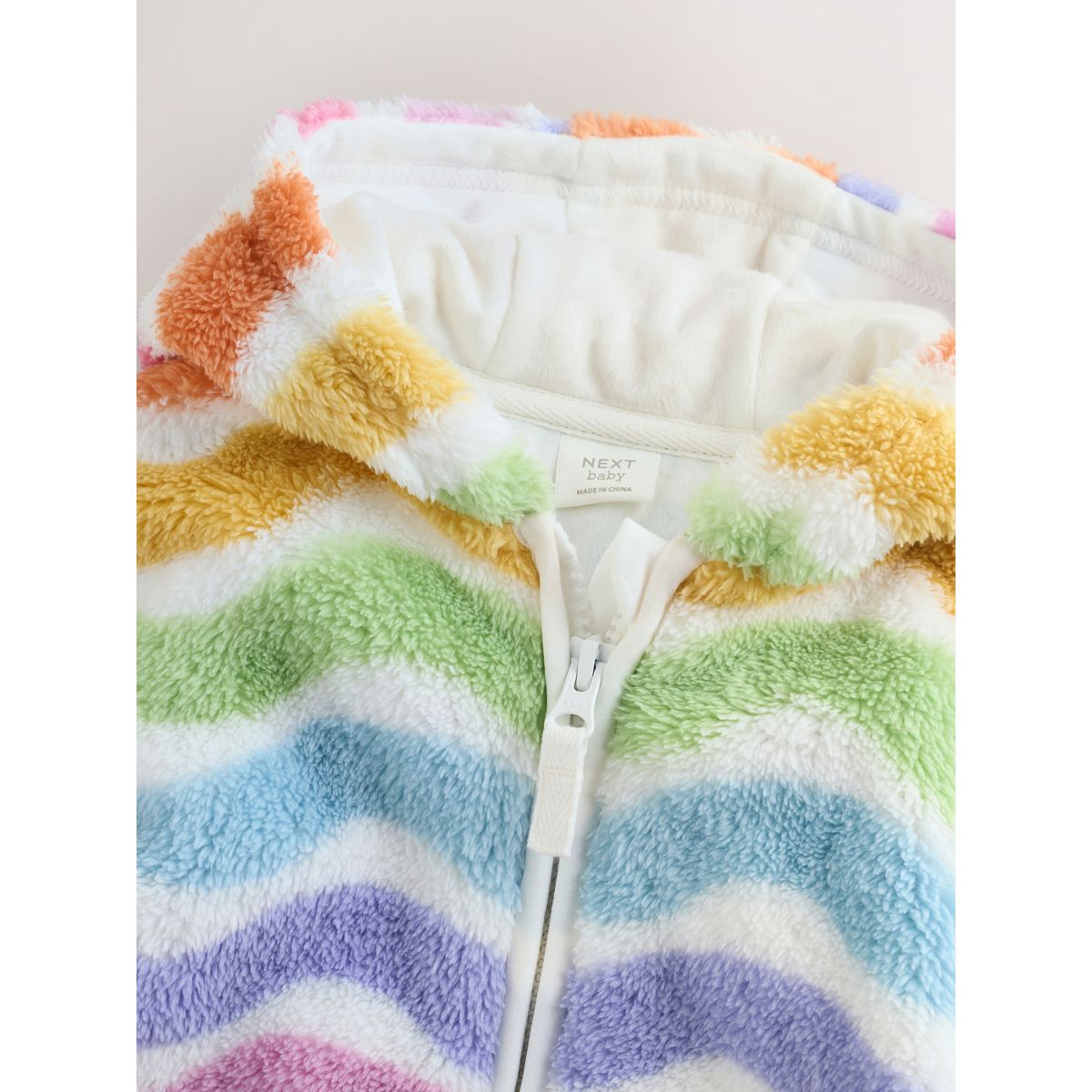 Veste à capuche zippée bébé en polaire multi-lumineux, NEXT