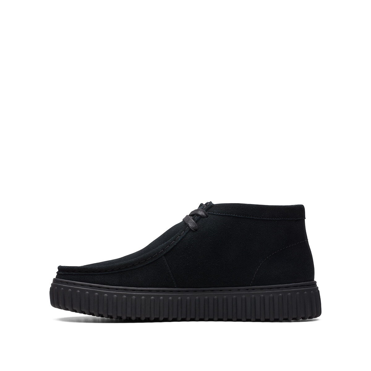Chaussures en cuir suède Torhill noir, CLARKS