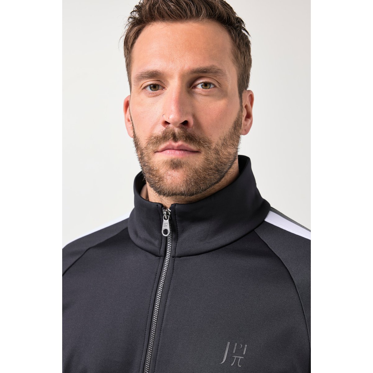 Veste en molleton FLEXNAMIC, col montant noir, JP1880