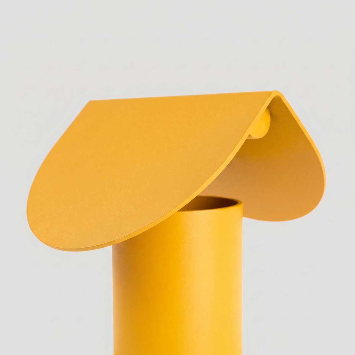 Lampe de bureau Aluminium Jaune LED 1 Biscuit jaune, EDEN