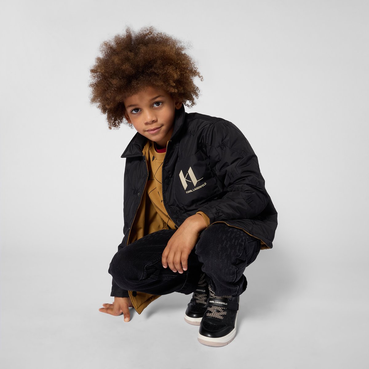 Doudoune réversible black, KARL LAGERFELD KIDS