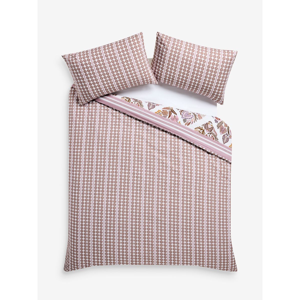 Parure de lit en percale 200 fils à fleurs multi-couleurs, NEXT