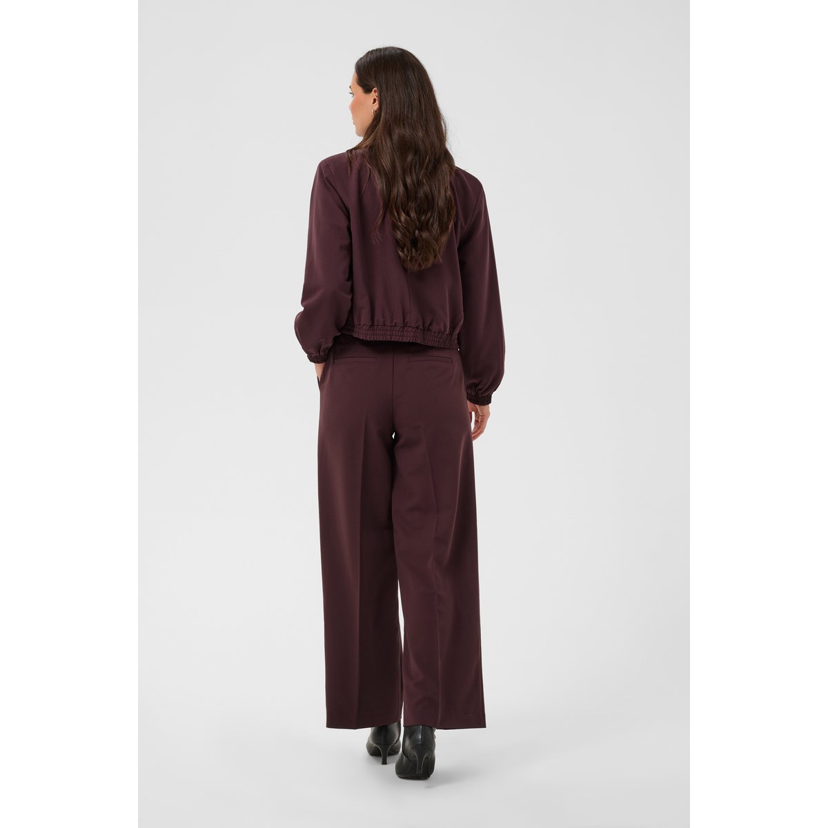 Manteau marron fudge, KAFFE
