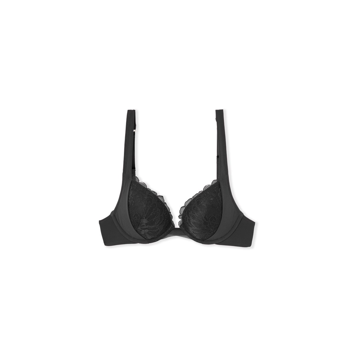 Soutien-gorge N.2 - Le push-up plongeant en dentelle ECLAT noir, ETAM