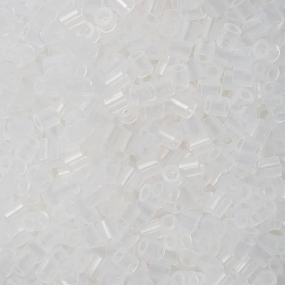 Sachet 1000 perles plastique Midi transparent blanc, HAMA