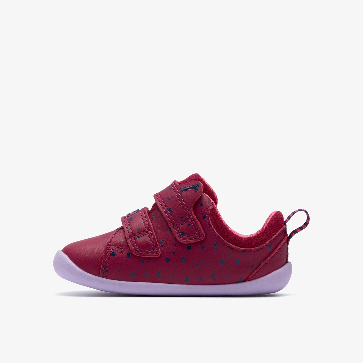 Escarpins Cuir Coupe Large ROAMER WISH T rouge, CLARKS