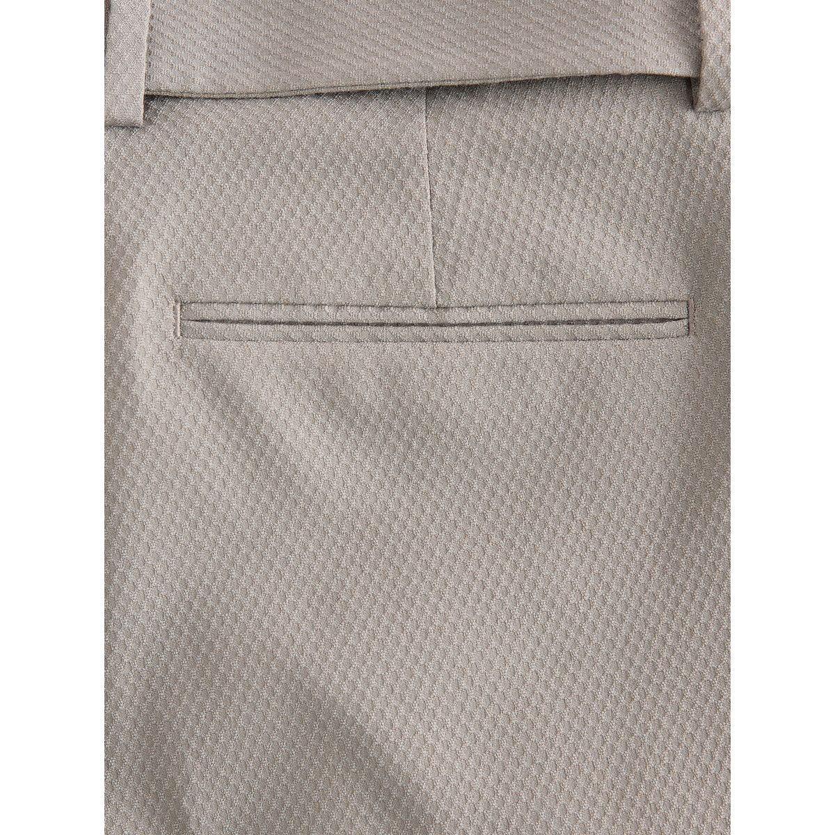 Pantalon de costume ajusté texturé gris, NEXT