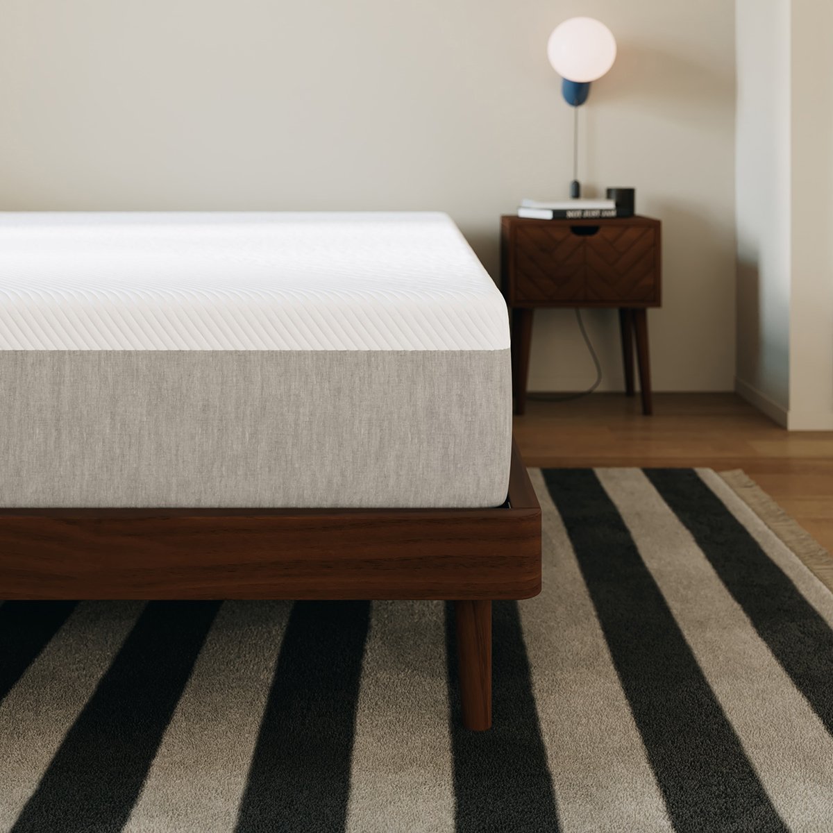 Matelas mousse Confort Premium blanc, SLOME