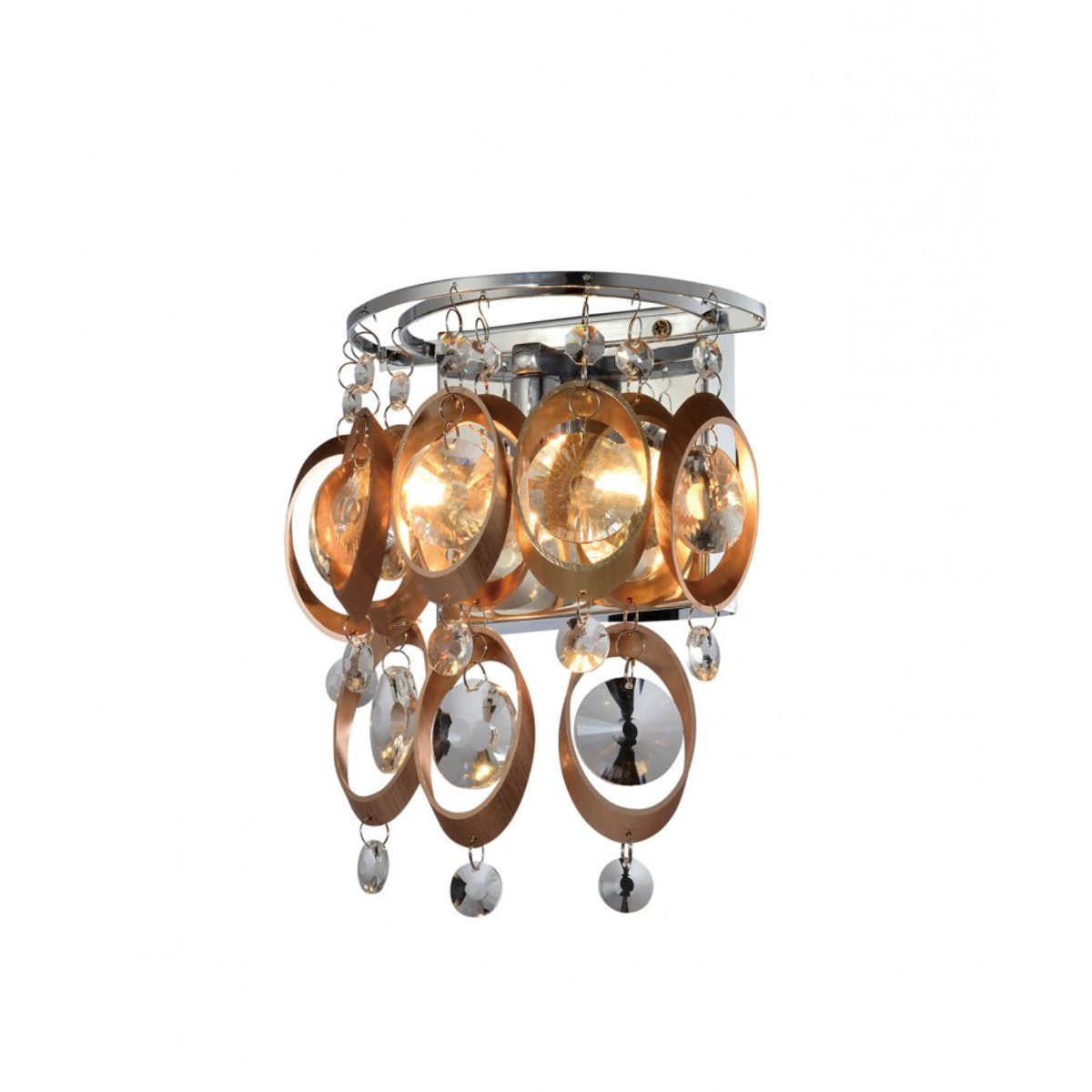 Applique cristal moderne chic - CARDIFF cuivre, KOSILUM