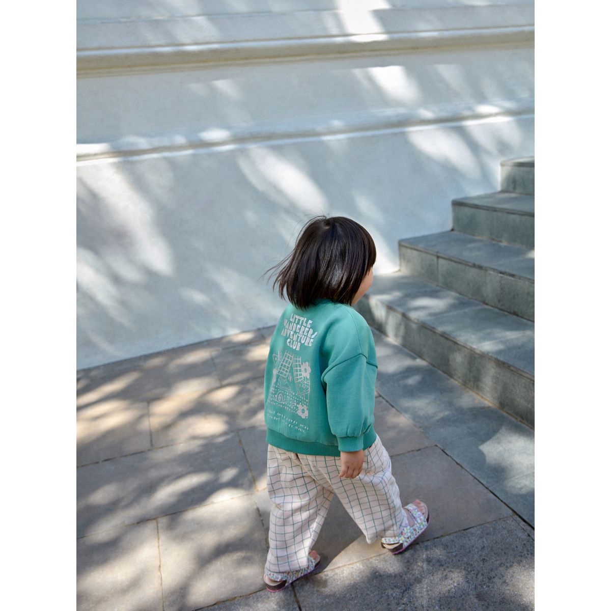 Ensemble sweat et pantalon bouffant club des petits vagabonds verts, NEXT