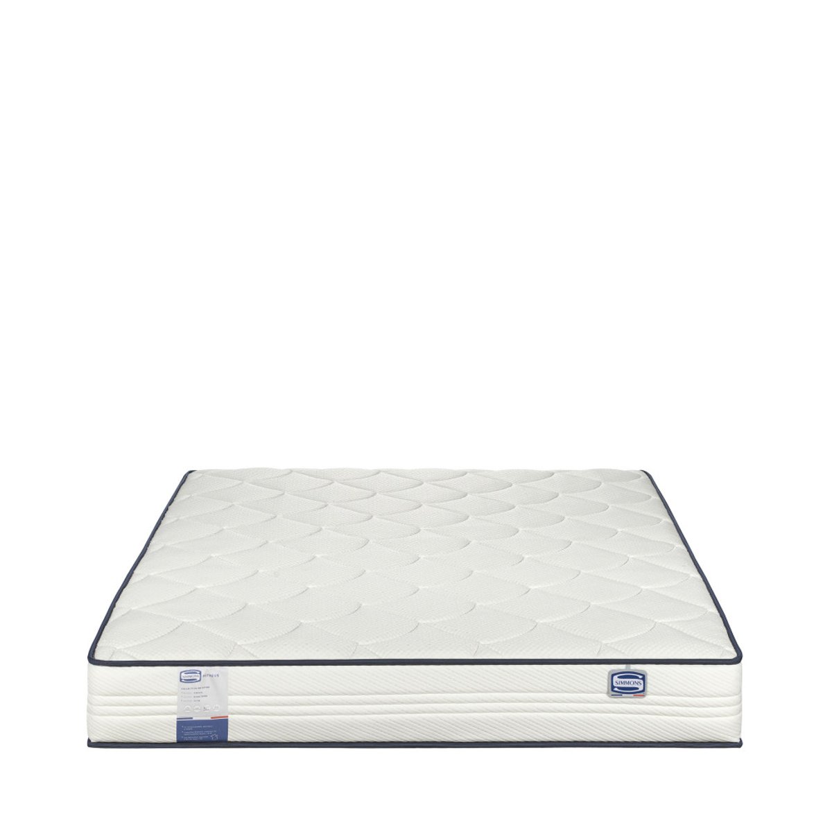Matelas 100% ressorts, accueil ferme- FITNESS couleur unique, SIMMONS