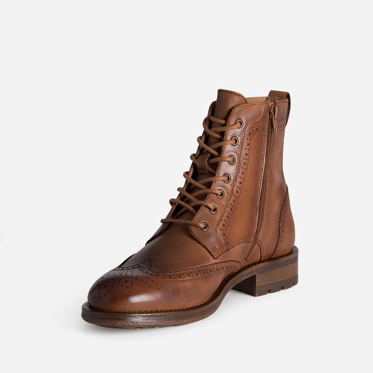 Boots en cuir LARY cognac, ERAM