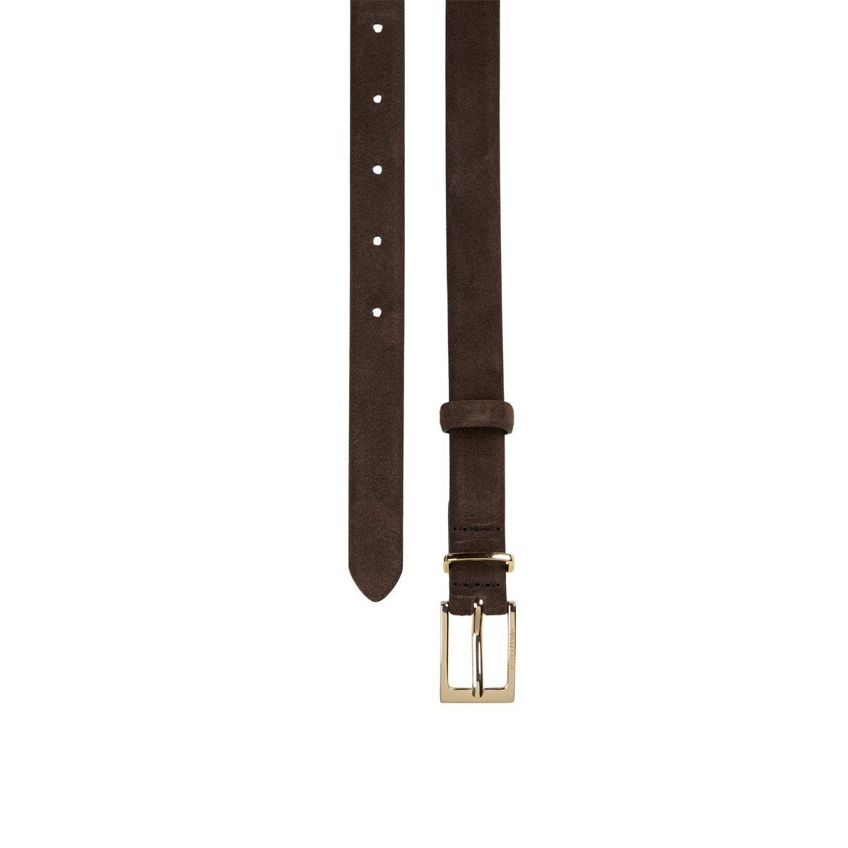 Ceinture modèle Gusa en cuir velours gris, MARC O'POLO