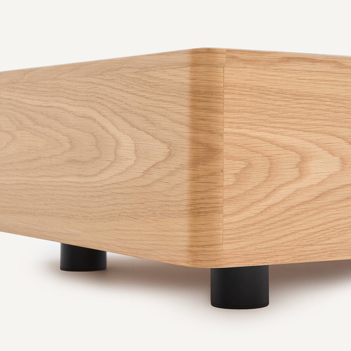 Mesa de centro de chapa de roble y cerámica, CUADRO, diseño de Emmanuel Gallina roble natural, AM.PM X EMMANUEL GALLINA