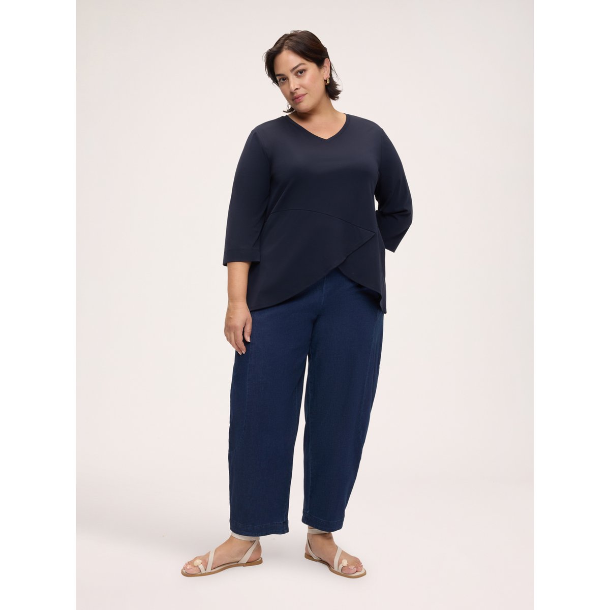T-shirt avec détail portefeuille bleu, FIORELLA RUBINO