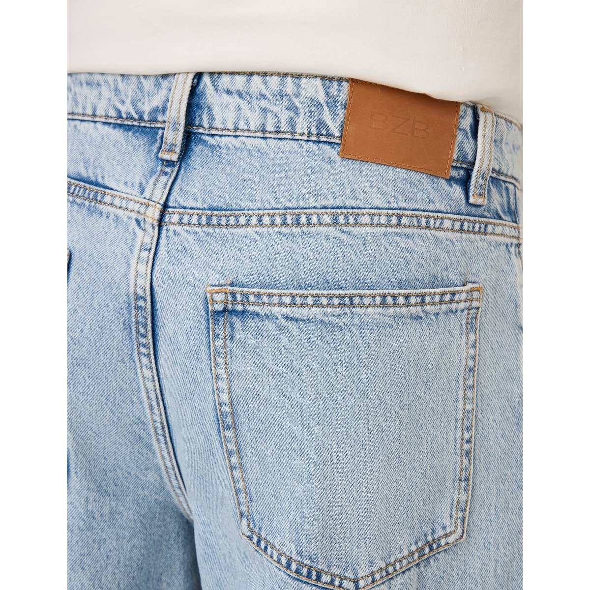 Jean loose bleach bleu clair, BZB