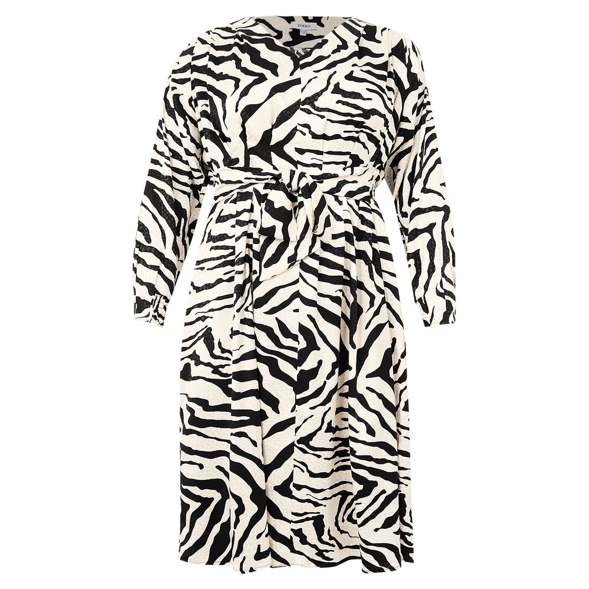 Robe v-cou noir, YOEK