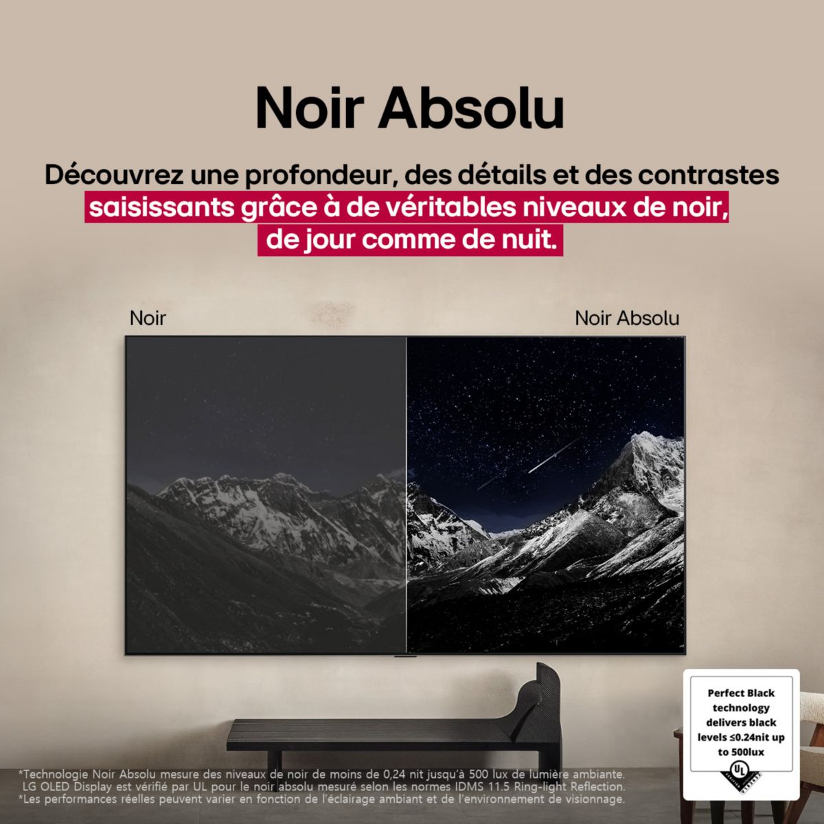 TV OLED 77C5 (2025) 77" (195 cm) - Expérience Gaming, 120Hz, Smart TV noir gris, LG